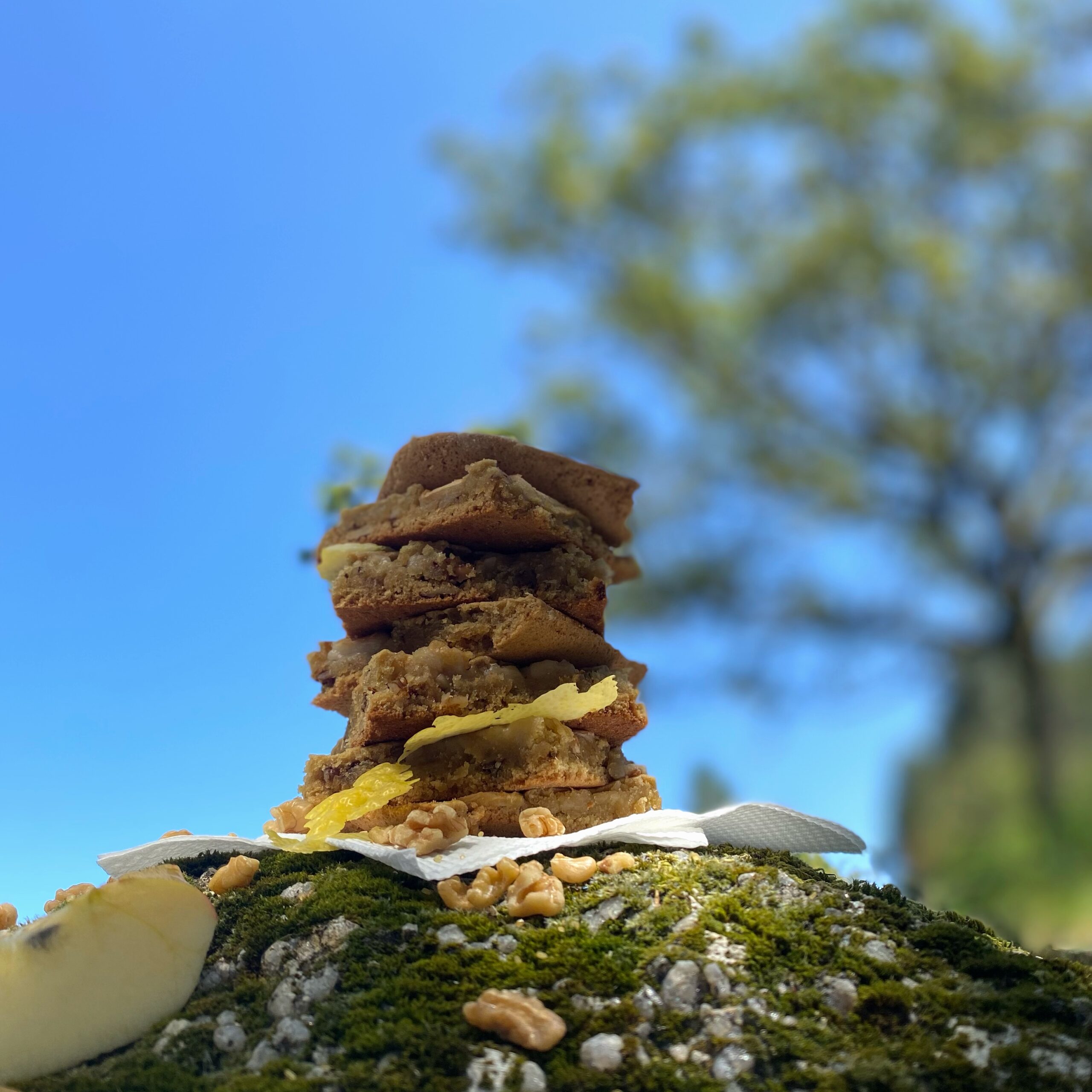 Pear & Apple Walnut Cake