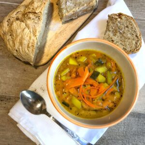 Carrot, Potato and Courgette Soup