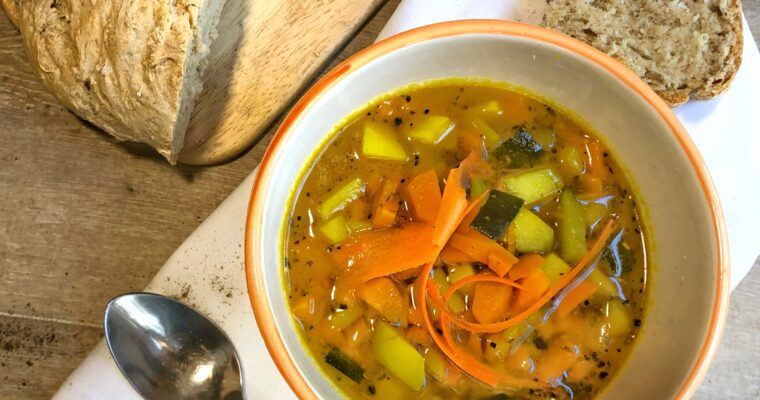 Indra’s Carrot, Potato and Courgette Soup