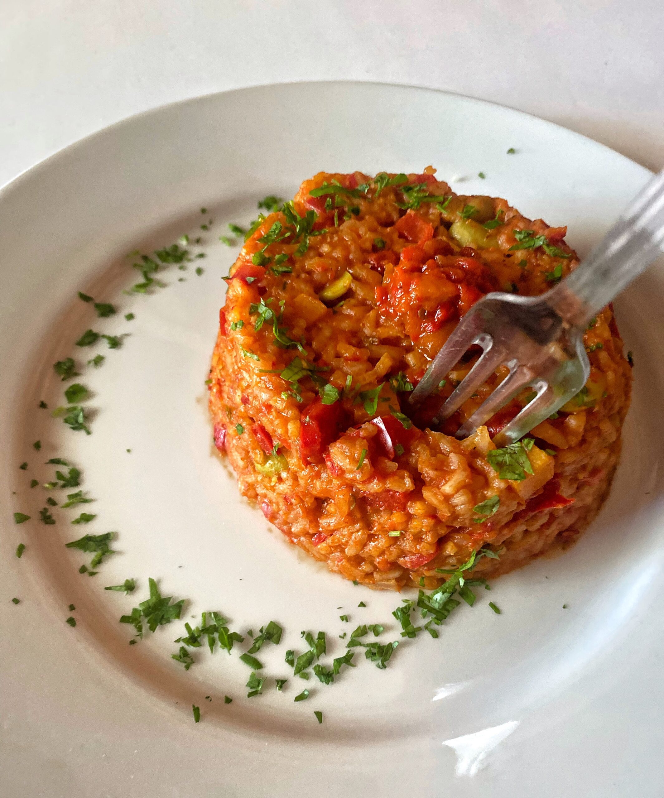 Đuveč sa rižom (Red Pepper and Tomato Rice)