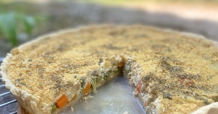 Quiche à la Jardinière de légumes