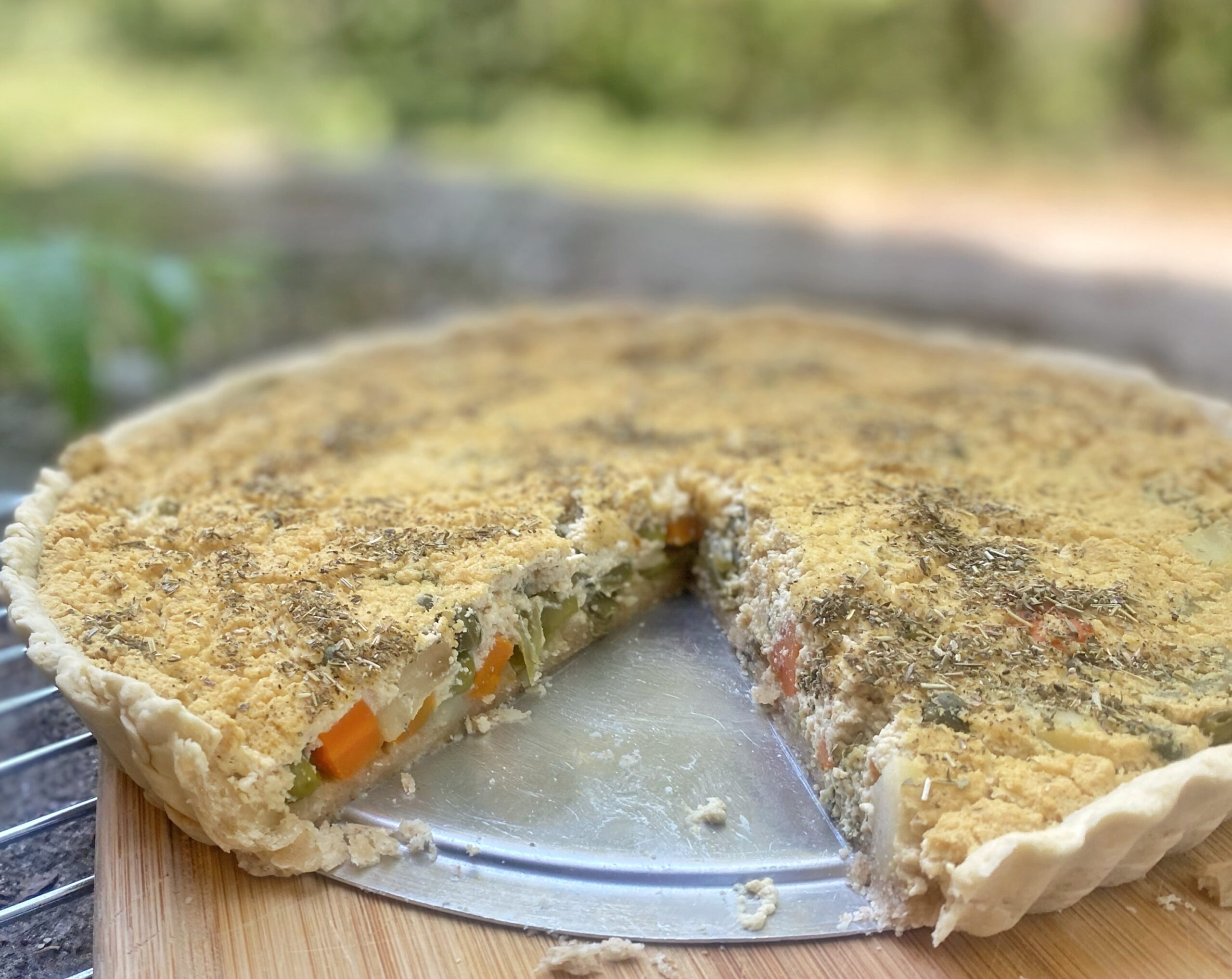 Quiche à la Jardinière de légumes