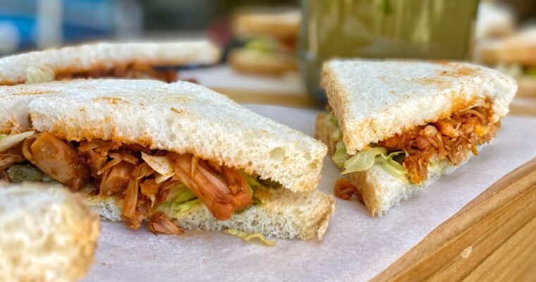 BBQ Pulled Jackfruit Sandwich