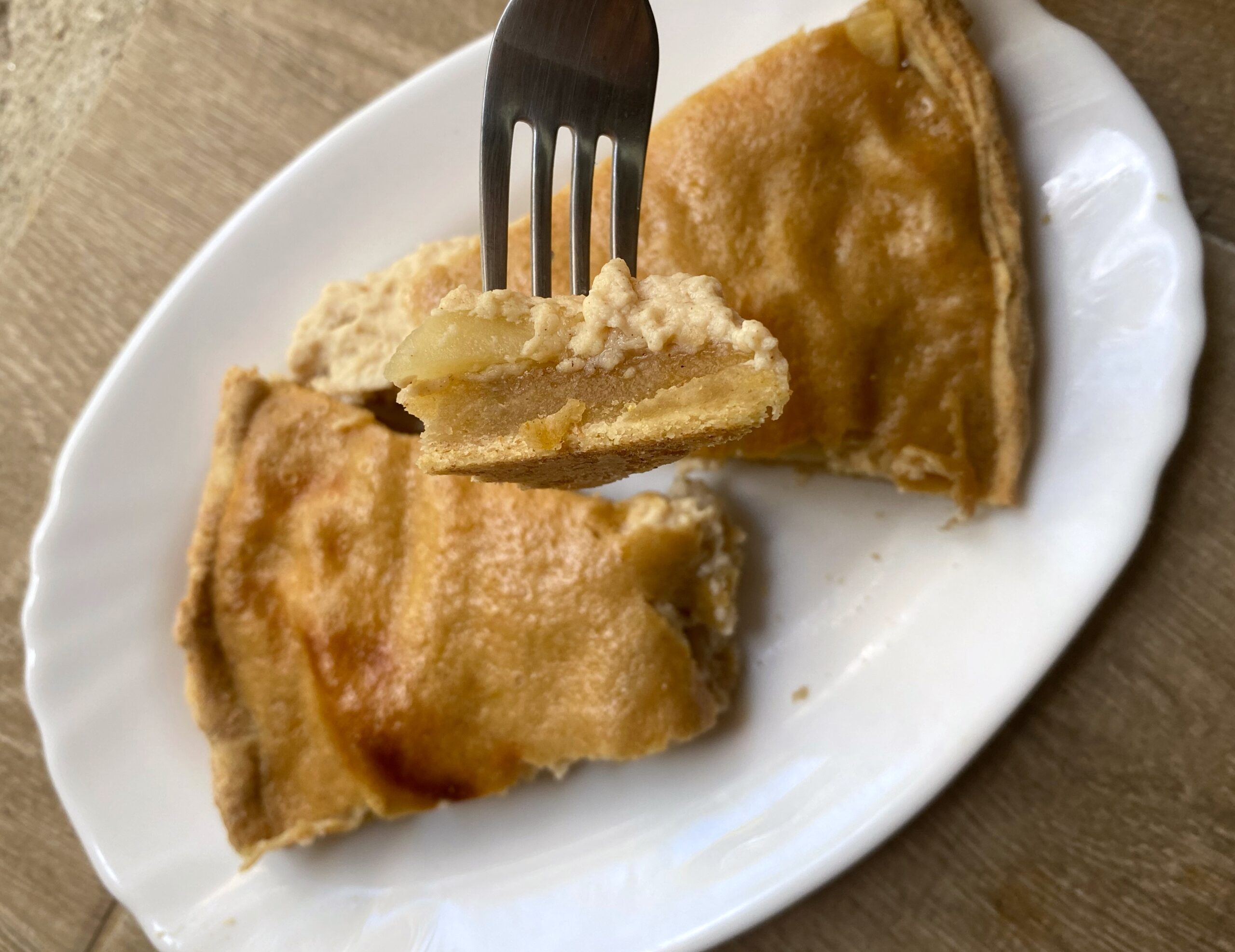 Vegan Apple Cheese Tart