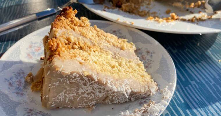 Chestnut Coconut Cake