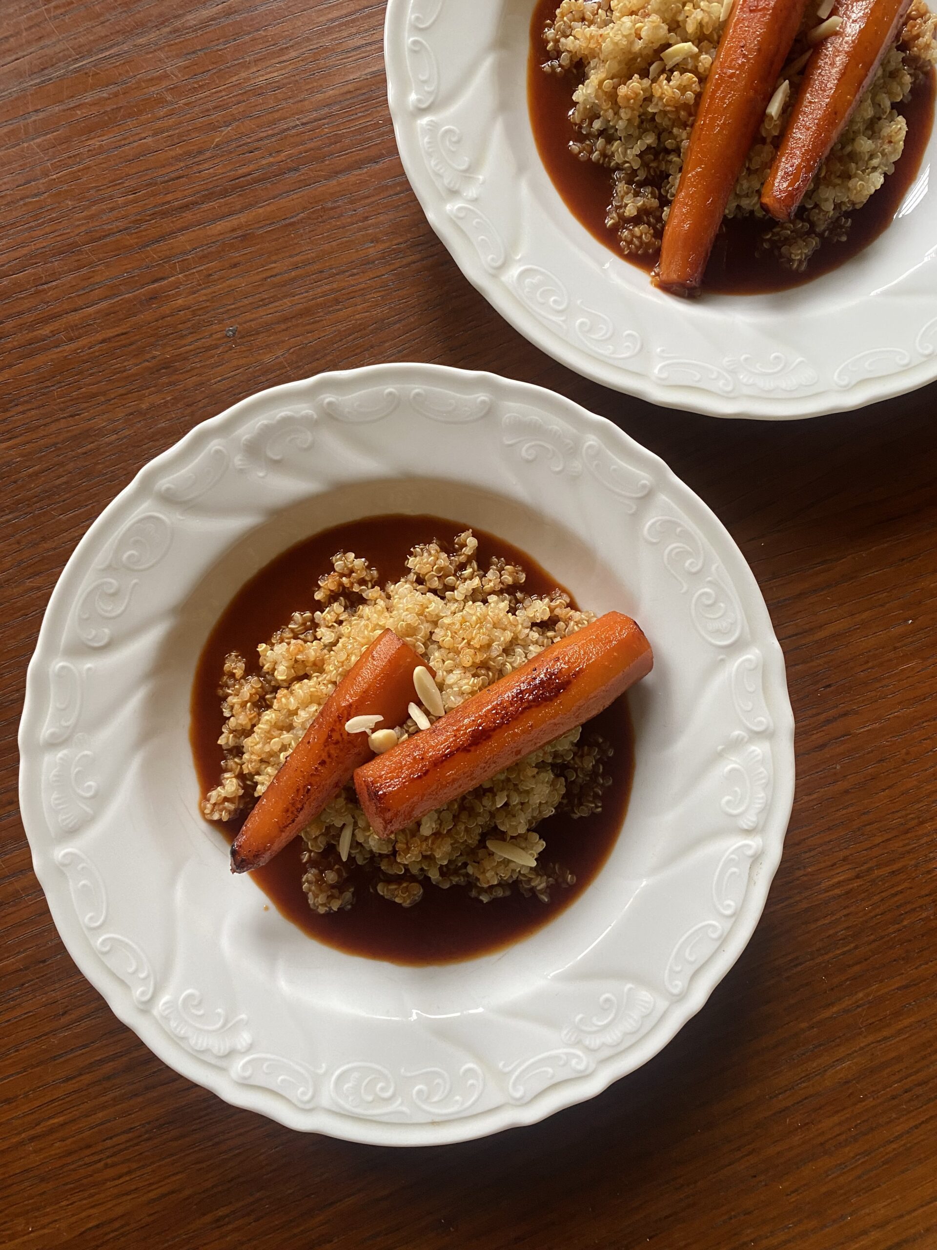 Loving Carrots on Quinoa