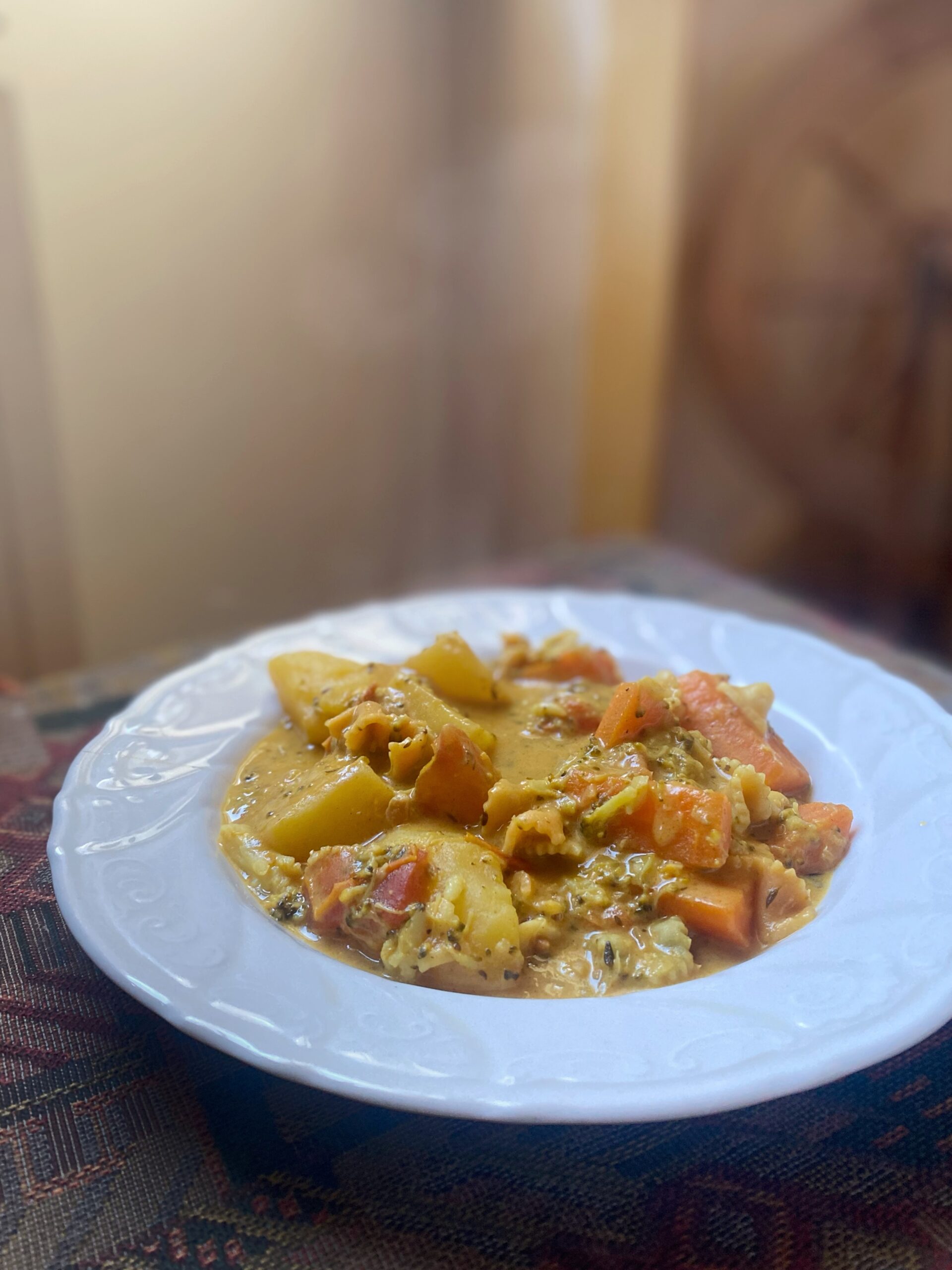 Woodstove Peanut Pasta One-Pot