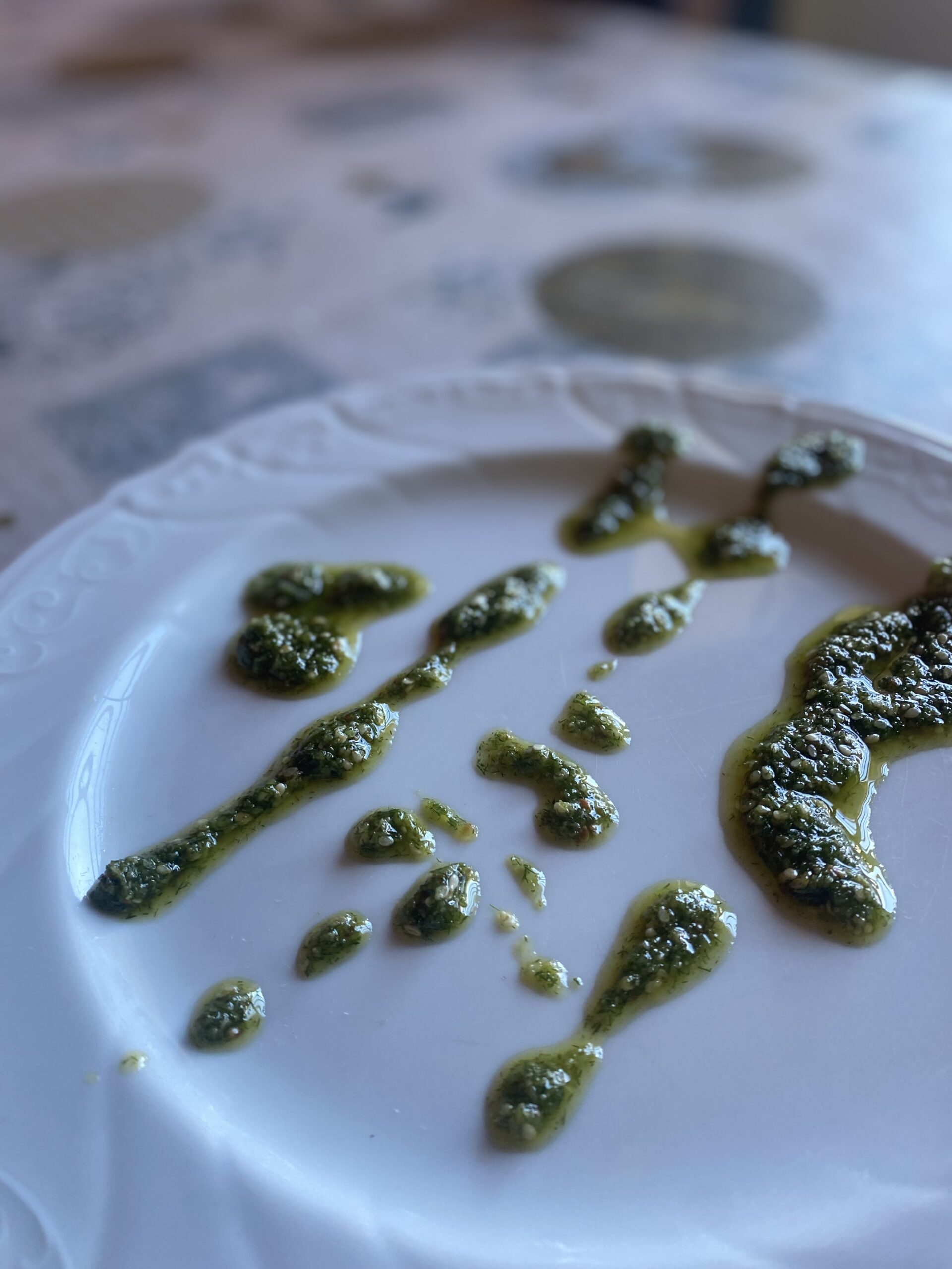 Fennel green and sesame pesto